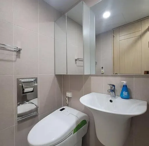 アパート Comfortable Duplex House With View #seokchonlakeview #lotteworld *
